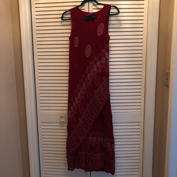 Dot Patterned Dress - Picture 3 of 6